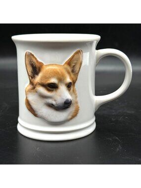 Xpres Best Friend Originals Welsh Corgi Dog Mug 3D Face Porcelain Collectible